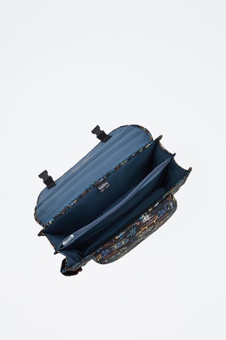 Cartable Preppy - Noir et bleu