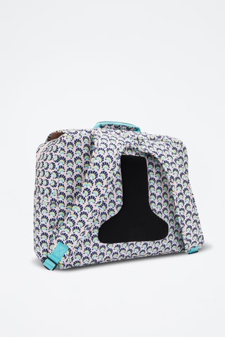 Cartable Codie L - Rose et bleu marine