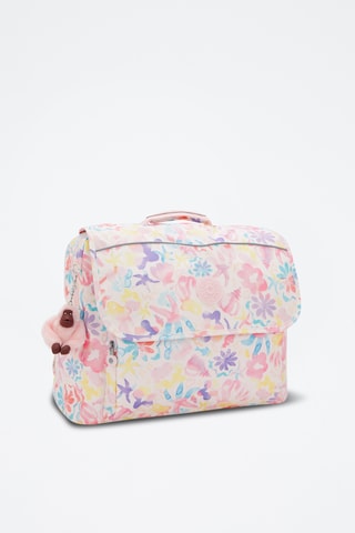 Cartable Codie L - Blanc et rose
