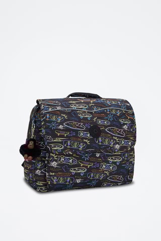 Cartable Codie L - Noir et bleu