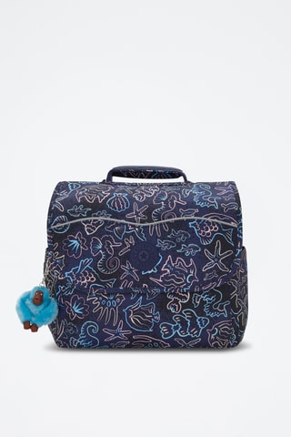 Cartable Codie S - Bleu marine et rose poudré