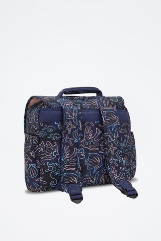 Cartable Codie S - Bleu marine et rose poudré