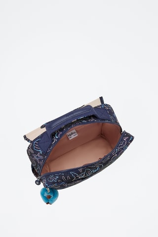 Cartable Codie S - Bleu marine et rose poudré
