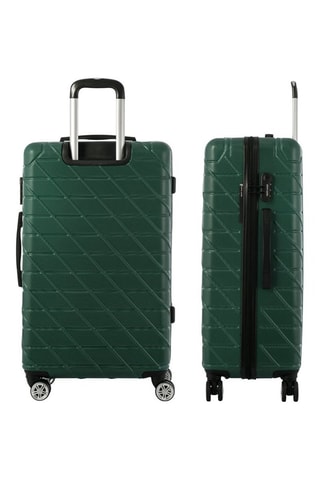 Grote trolley Sidney - Donkergroen - 76 cm