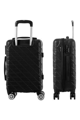 Handbagagetrolley Sidney - Zwart - 55 cm
