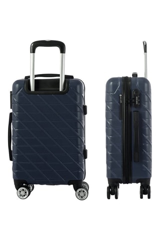 Handbagagetrolley Sidney - Marineblauw- 55 cm
