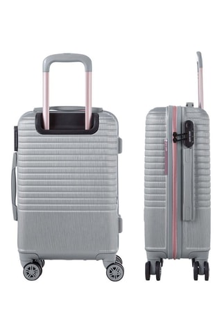 Set 3 Trolleys Perle - Zilverkleurig - 55/66/76 cm