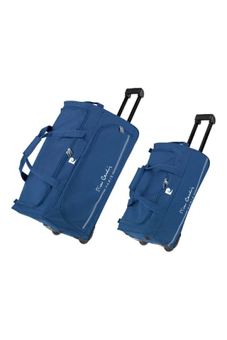 Handbagagetrolley en Weekendtrolley - Marineblauw - 55/65 cm