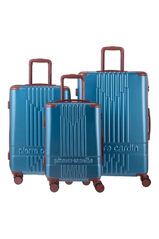 Set 3 Trolleys Alpha - Blauw - 55/66/76 cm