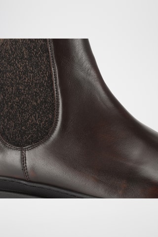 Bottines Chelsea en cuir - Marron