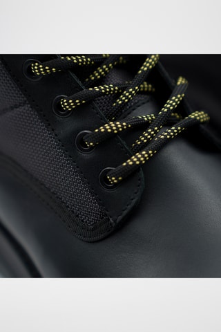 Bottines en cuir - Noir