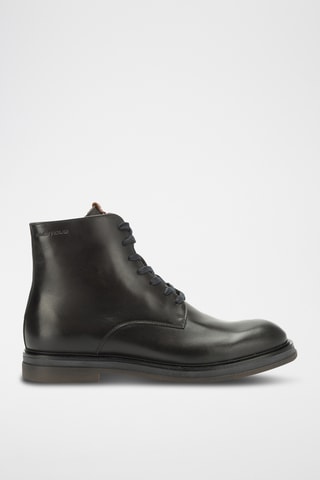 Bottines en cuir - Noir