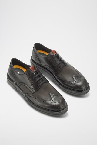 Derbys en cuir - Noir