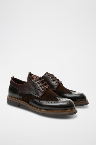 Derbys en cuir - Marron