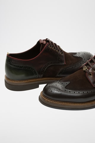 Derbys en cuir - Marron