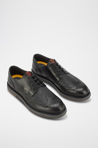Derbys en cuir - Noir
