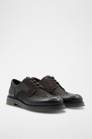 Derbys en cuir - Marron