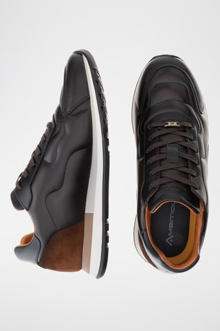 Leren Sneakers - Donkerbruin