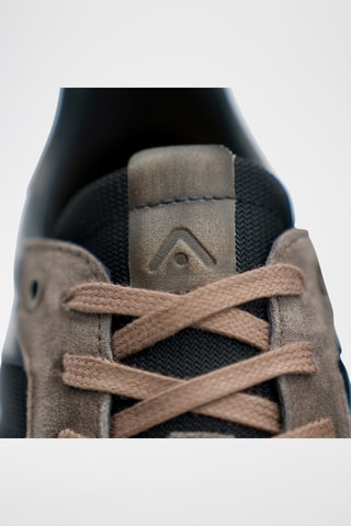 Leren Sneakers - Marineblauw