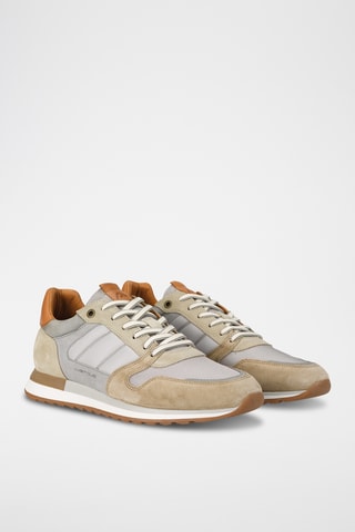 Leren Sneakers - Beige