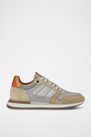 Leren Sneakers - Beige