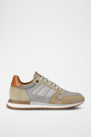 Leren Sneakers - Beige