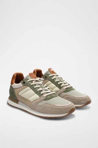 Leren Sneakers - Beige