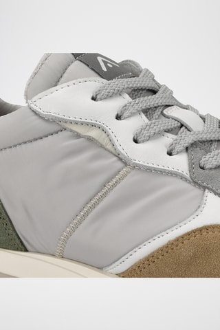 Leren Sneakers - Grijs