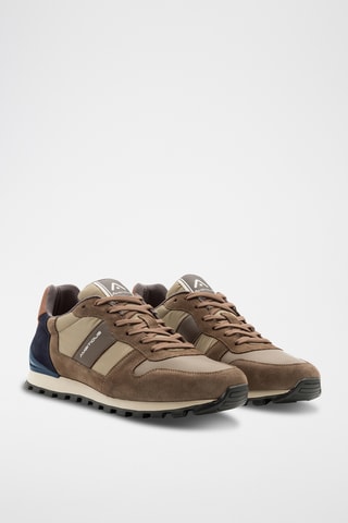 Leren Sneakers - Taupe