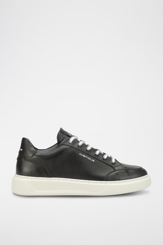 Leren Sneakers -Zwart