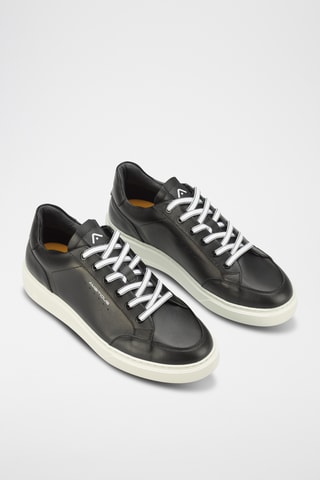 Leren Sneakers -Zwart