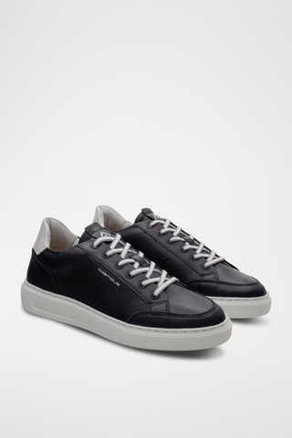 Leren Sneakers -Zwart