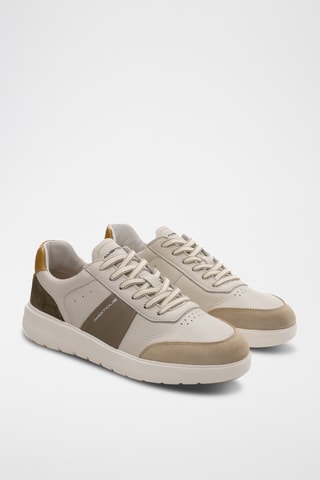 Leren Sneakers - Beige