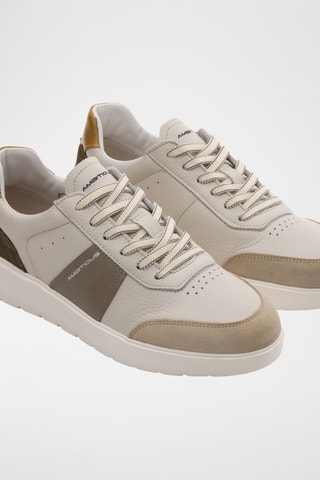 Leren Sneakers - Beige