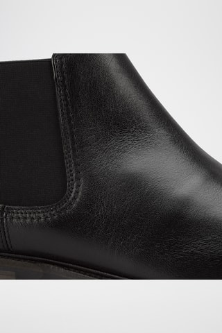 Bottines Chelsea en cuir - Noir