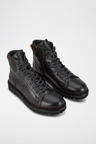 Bottines en cuir - Anthracite