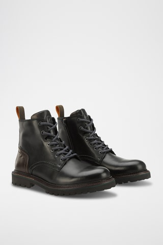 Bottines en cuir - Noir