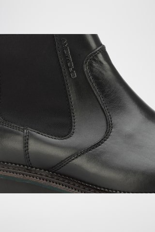 Bottines en cuir - Noir