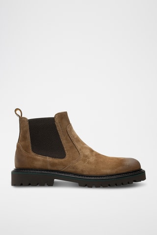 Bottines en cuir - Marron