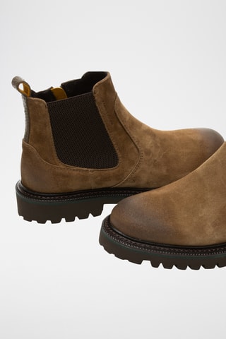 Bottines en cuir - Marron