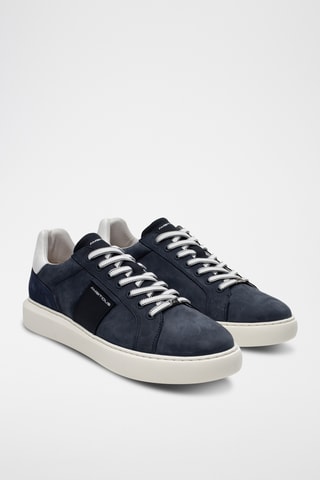 Leren Sneakers - Blauw