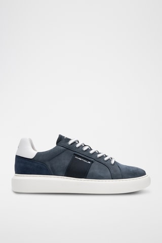 Leren Sneakers - Blauw