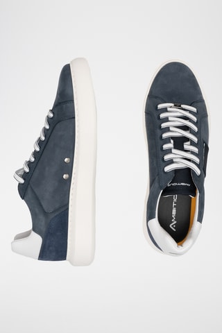 Leren Sneakers - Blauw