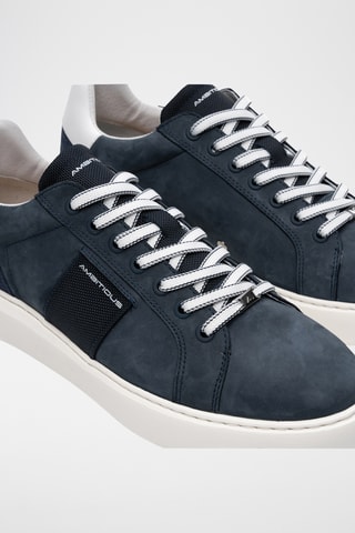 Leren Sneakers - Blauw