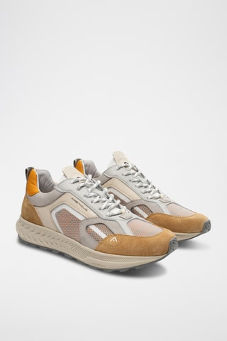 Leren Sneakers - Camel