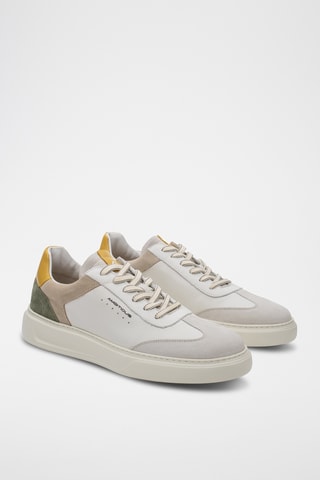 Leren Platform Sneakers - Wit
