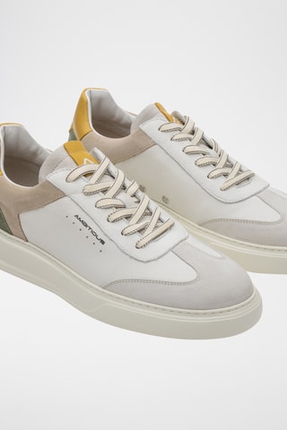 Leren Platform Sneakers - Wit