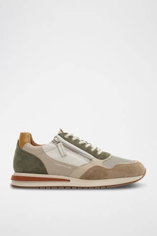 Leren Sneakers - Beige