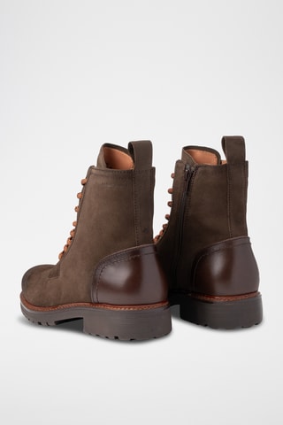 Bottines en cuir - Marron
