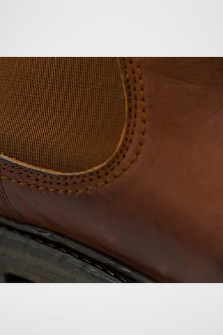 Bottines Chelsea en cuir - Marron